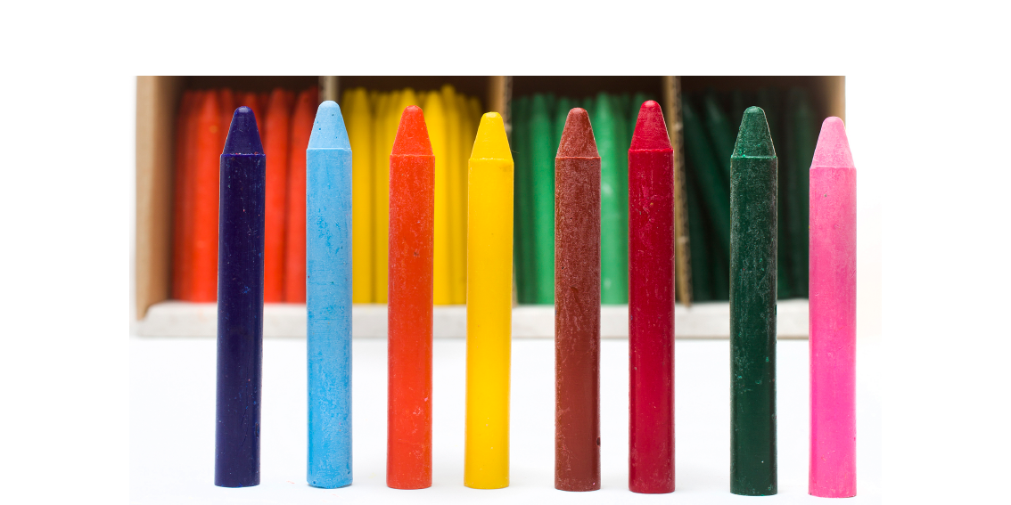Standard wax crayons